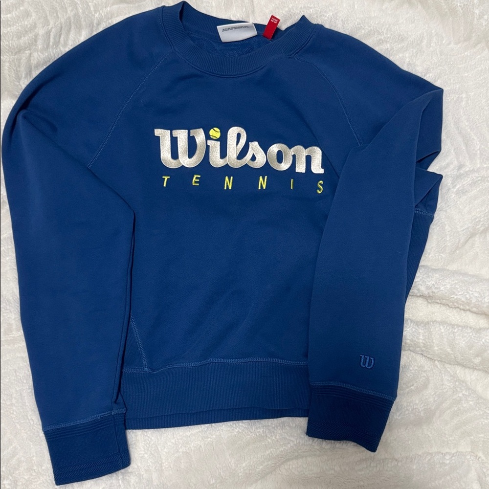 Wilson Blue Crew Neck Sweater